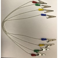 TMG Bib Clip ( Bib Holder / Napkin Holder )  chain-type 14"  Assorted 10 / Pack